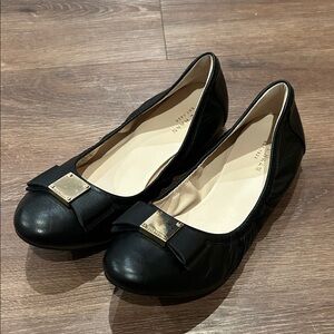 Black Leather Cole haan Ballet Flats size 7